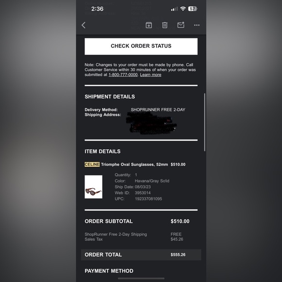 Celine triomphe oval sunglasses Havana - Picture 16 of 16